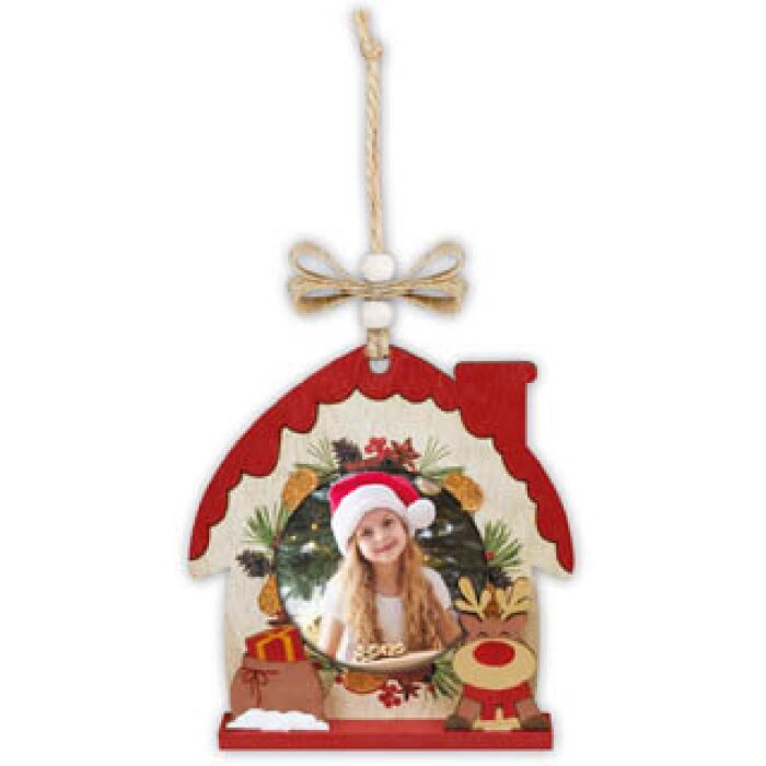 ZEP Koda D Holzdeko Fotohalter 6x6cm zum Hängen Weihnachten