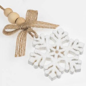 ZEP Ludwig C Holzdekoration Bild 7x7 cm zum Hängen Weihnachten