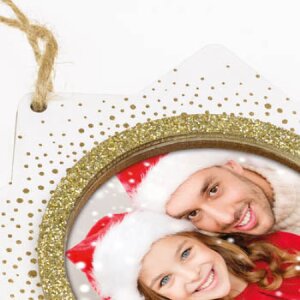 ZEP Karl C Holzdekoration mit Bild 7x7 cm zum Hängen