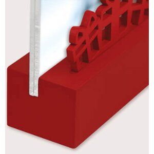 ZEP ZT646R Badia H Bilderrahmen 10x15 cm Acryl Holz Rot