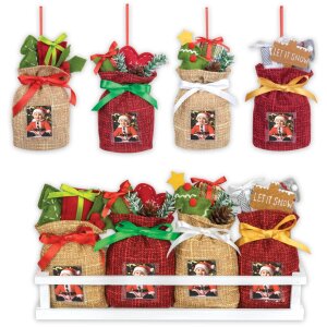 ZEP Aspen Stoffdekoration 9x4x16 cm zum Hängen mit...