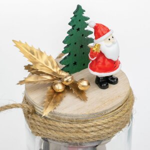 ZEP Dekoration Vadim Weihnachtsrahmen doppelseitig für 2 Fotos Ø 7 cm 14 cm hoch