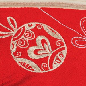 ZEP ZZY35 Neve Bilderrahmen Kissen Rot Beige 10x15 cm