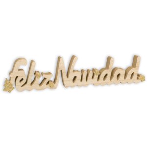 ZEP VP86ES Kevin ES Holz Weihnachtsdekoration 40x2,5x8,5...