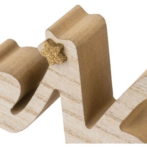 ZEP VP85IT Kevin IT Holz Weihnachtsdekoration 40x2,5x7,5 cm