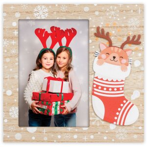 ZEP ZT6246 Siusi Holz Fotorahmen Weihnachtsdeko 10x15 cm