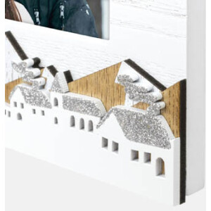 ZEP ZT4146 Zermatt Cadru din lemn alb maro 10x15 cm