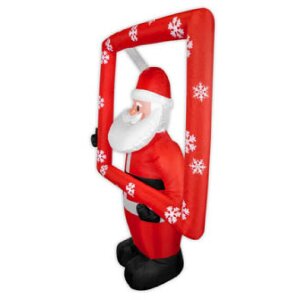 ZEP Nicola Big Aufblasbarer Weihnachtsmann 185 cm mit Beleuchtung und Lüfter