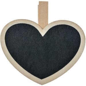 Clayre & Eef 65648 Klammer mit Kreidetafel Holz...