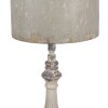Clayre & Eef 5LMC0040 Lampă de masă Iron Beige Grey Ø 33x75 cm E27 max 60W