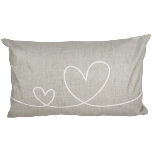 Clayre & Eef CHS36 Kissenhülle Beige Grün...