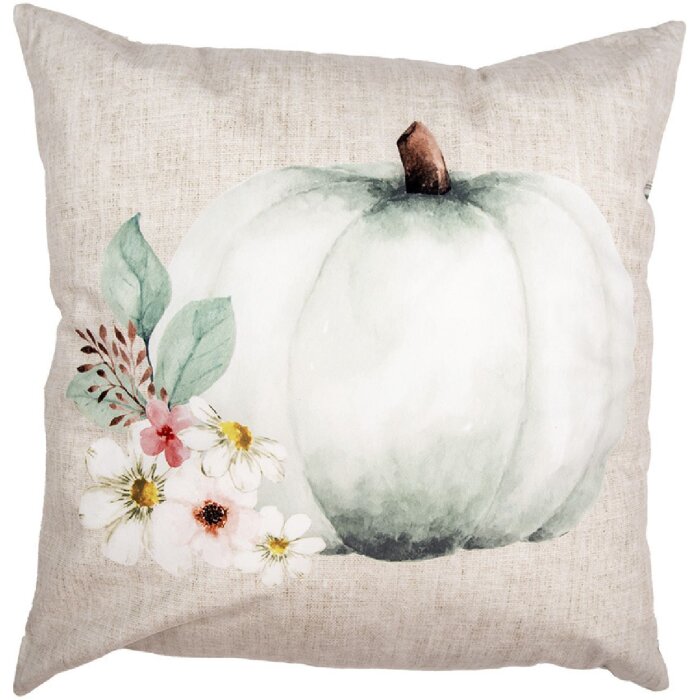 Clayre & Eef CSP22 Husă de pernă Bej Gri 45x45 cm Poliester Stil rustic