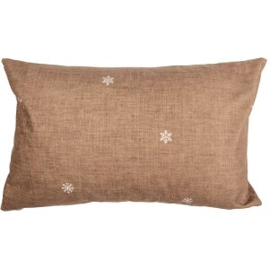 Clayre & Eef GBB36 Kissenhülle Braun Weiß...