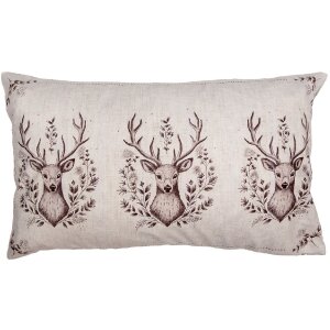 Clayre & Eef GTW36-2 Kissenhülle Beige Braun...