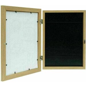 Deknudt S65EH1 Bilderrahmen Kinderzeichnungen Naturholz A4 Braun 21x29,7 cm