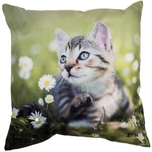 Clayre & Eef KT021.370 Kissenhülle Grün...