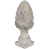 Clayre & Eef 6TE0545L Decorațiune Pinecone Stone Grey Ø 17x39 cm