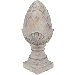 Clayre & Eef 6TE0545M Piatră decorativă de pini gri...