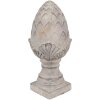 Clayre & Eef 6TE0545M Piatră decorativă de pini gri Ø 14x33 cm