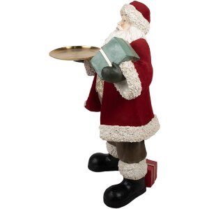 Clayre & Eef 5PR0140 Weihnachtsmann Dekofigur Rot...
