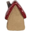 Clayre & Eef 6CE1777 Dekoration Haus Braun Rot Keramik 10x8x13 cm Landhausstil