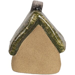 Clayre & Eef 6CE1780 Dekoration Haus Braun Grün Keramik 7x6x9 cm