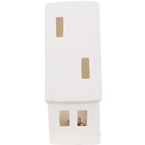 Clayre & Eef 6CE1794 Decorațiune Casa LED Porțelan Bej 9x6x15 cm