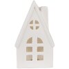 Clayre & Eef 6CE1794 Decorațiune Casa LED Porțelan Bej 9x6x15 cm