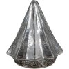 Clayre & Eef 6GL4570ZI Weihnachtsbaum LED Ø 14x16 cm Silber Vintage Look