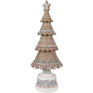 Clayre & Eef 6PR4324 Pom de Crăciun decorativ maro...