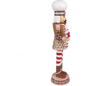 Clayre & Eef 6PR4256 Decorațiune Spărgător de nuci maro roz 15x12x46 cm