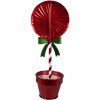 Clayre & Eef 6Y5627 Decorațiune Lollipop Metal roșu 12x9x31 cm