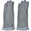 Juleeze JZGL0089G Mănuși gri 9x23x1 cm 100% poliester detaliu buclă