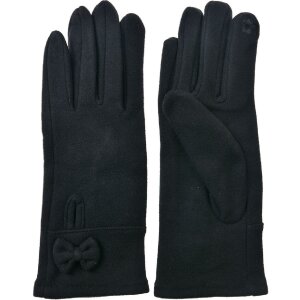 Juleeze JZGL0091Z Handschuhe 9x23x1 cm schwarz Schleife...