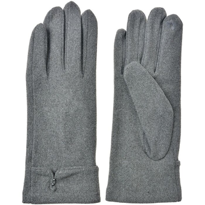 Juleeze JZGL0092G Handschuhe grau 9x23x1 cm 100% Polyester warm und stilvoll