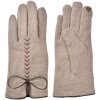 Juleeze JZGL0096BE Mănuși de iarnă bej 9x23 cm arc aplicat poliester