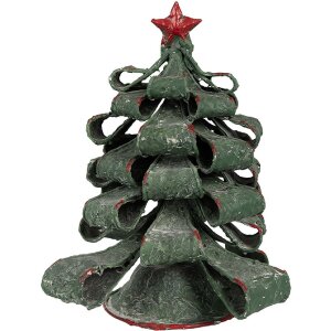 Clayre & Eef 65870 Weihnachtsbaum Dekoration Metall...