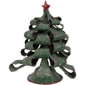 Clayre & Eef 65870 Weihnachtsbaum Dekoration Metall...