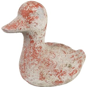 Clayre & Eef 6TE0552 Decorațiune Rață Gri Roșu...