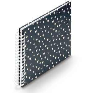 Hama Spiral-Album Lovely Blau 28x24 cm 50 weiße Seiten