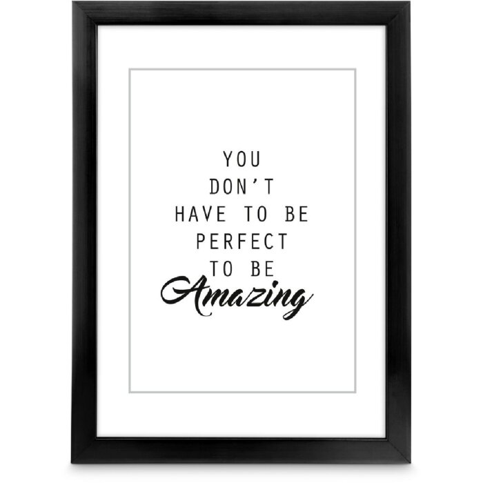 Hama Cadru din plastic Chiaro negru 40 x 60 cm