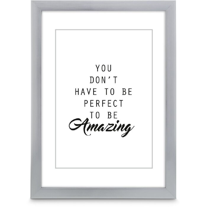 Hama Plastic Frame Chiaro Silver 10x15 cm