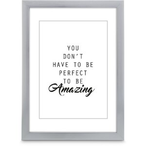 Hama Plastic Frame Chiaro Silver 10x15 cm