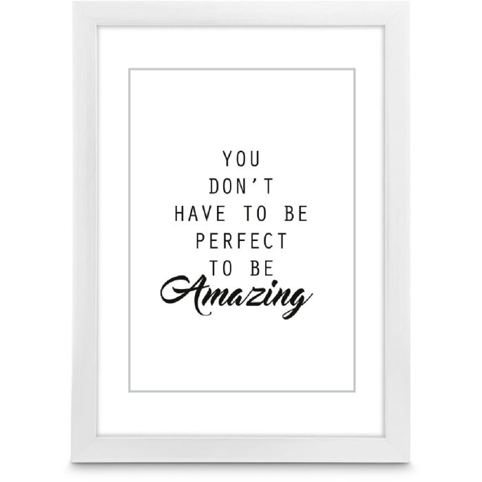 Hama Cadru din plastic Chiaro alb 40 x 50 cm