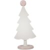 Clayre & Eef 6PR4219 Deko Weihnachtsbaum Rosa Polyresin 12x9x25 cm
