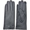 Juleeze JZGL0100 Handschuhe 9x23x1 cm grau Hahnentritt Schleife
