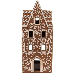 Clayre & Eef 6CE1746 Teelichthalter Haus Porzellan...