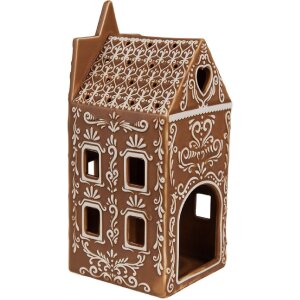 Clayre & Eef 6CE1746 Teelichthalter Haus Porzellan...