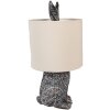 Clayre & Eef 6LMC0099VBE Lampă de masă Rabbit Design Ø20x43cm E27 60W Brown Beige