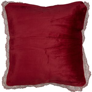 Clayre & Eef KT030.055 Kissenhülle Rot Violett...